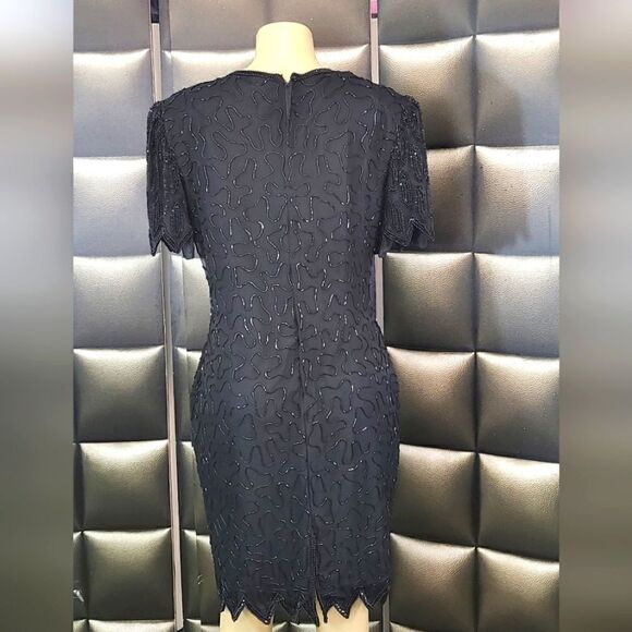 Lawerence Kazar vintage dress  - Picture 5 of 10